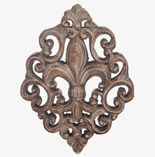 Väggdekoration Fleur De Lis Trä - 30 cm från Different Design