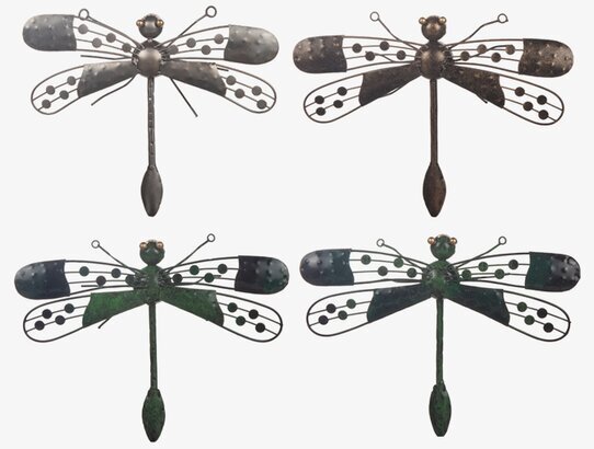 Trollslända Vägg Hamrad Plåt från Different Design