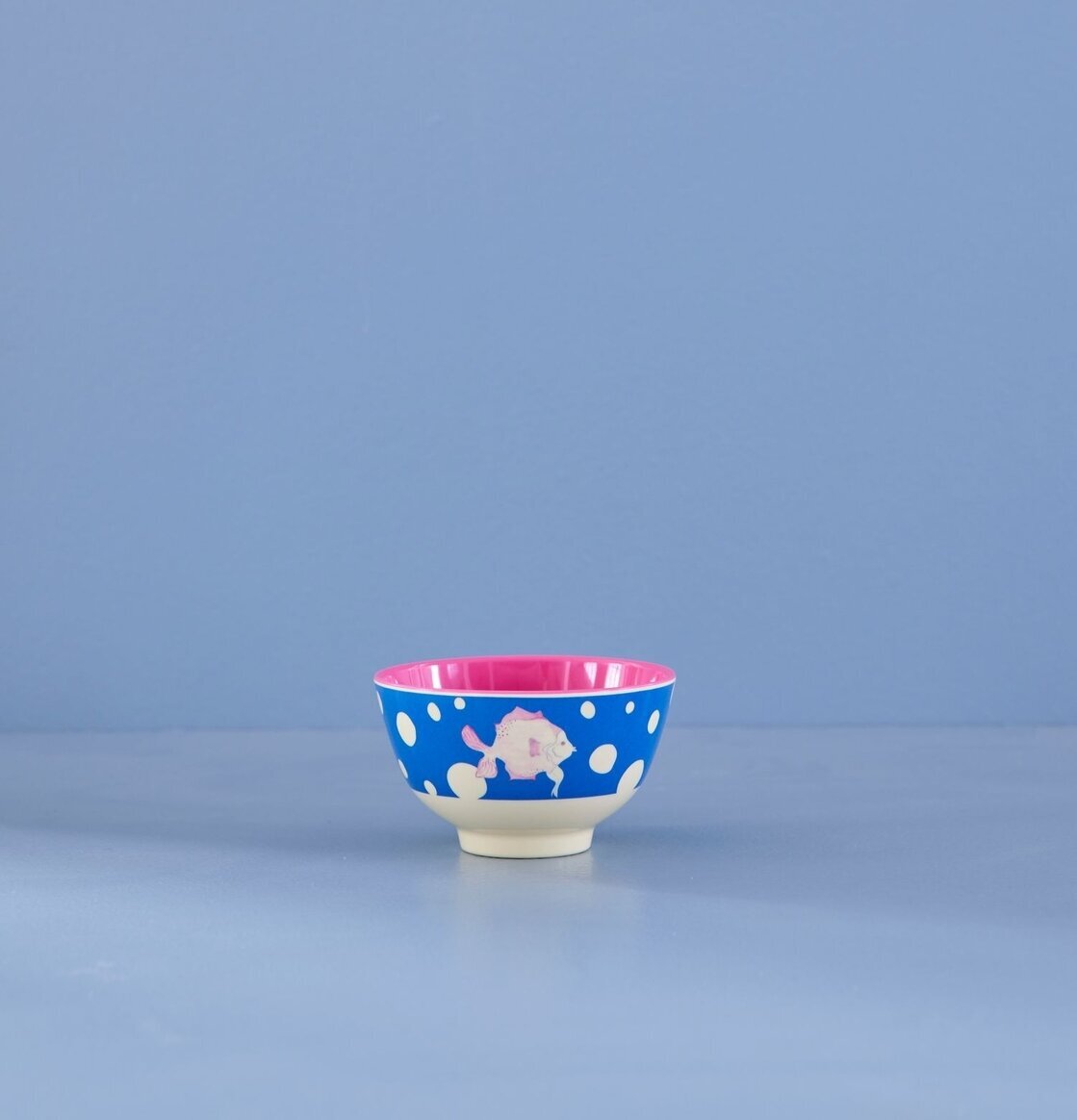 Liten Skål Fish Blue Print från Rice med färgglad design