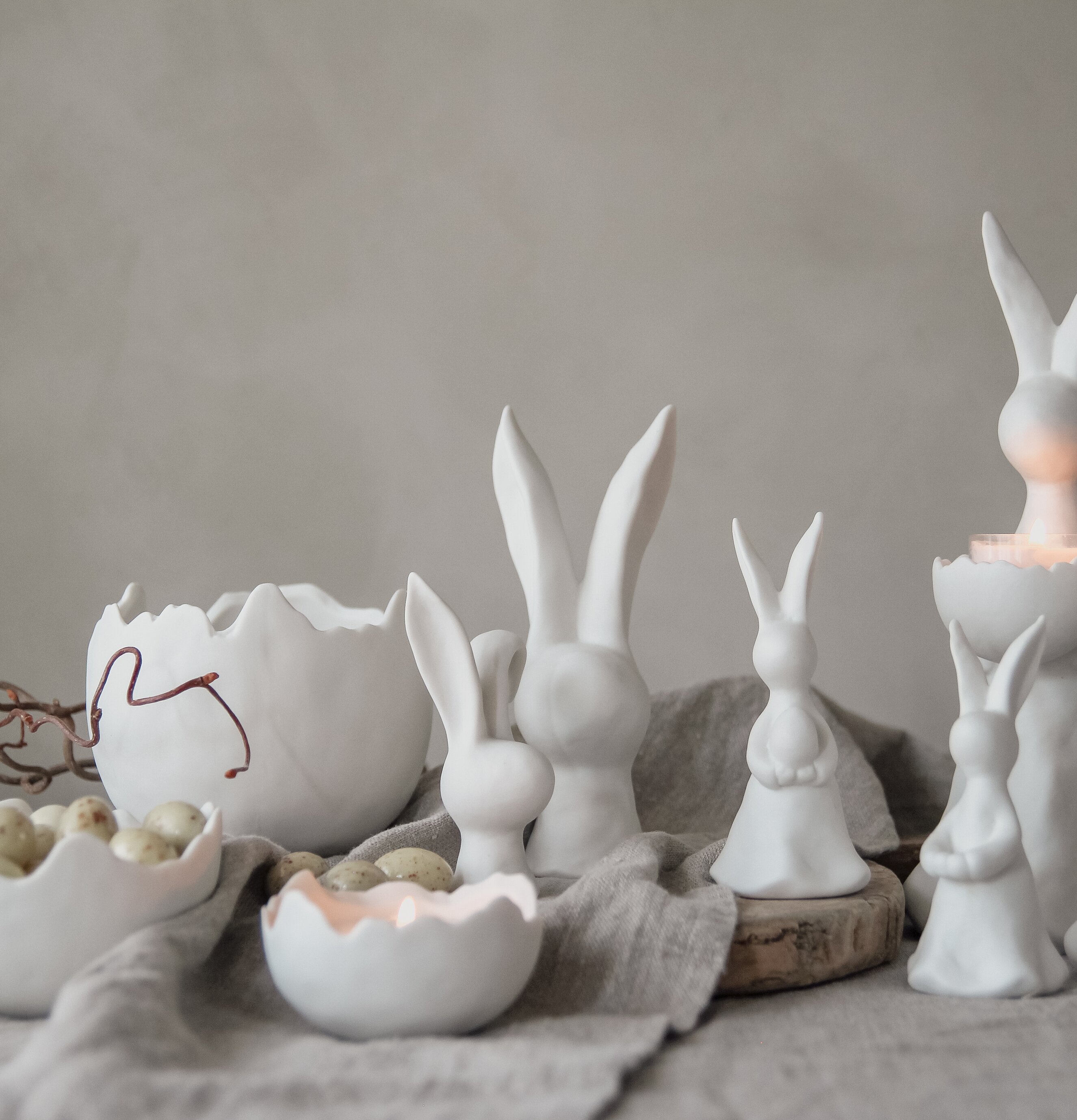 Skål Äggskal Liten från Majas Cottage med påskdekorationer