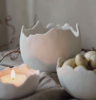 Bild av elegant skål med naturlig och harmonisk design