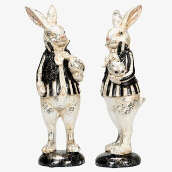 Bild av dekorativ prydnad med stiliserade harar