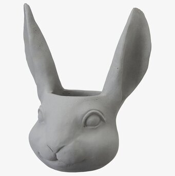 Bild av stor kruka formad som ett kaninhuvud