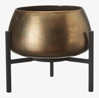 Bild av stilren kruka med ställning och modern design