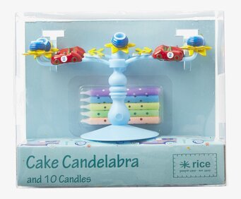 Bild av unik tårtkandelaber med lekfull design