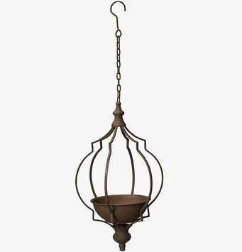 Bild av elegant hängampel med rustik design