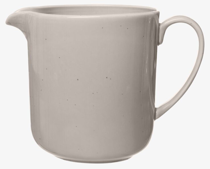 Foto av stilren karaff i ljusgrått keramiskt material