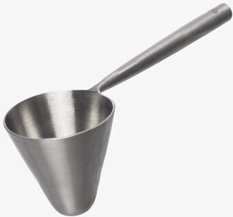 Bild av elegant och funktionell kaffemått i rostfritt stål