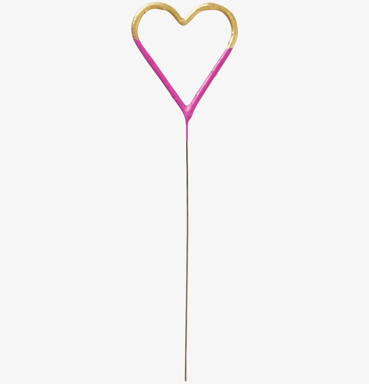 Tomtebloss Hjärta Rosa/Guld från Rice i hjärtformad design