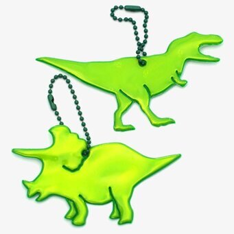 Bild av lekfulla dinosauriereflexer för säkerhet och stil