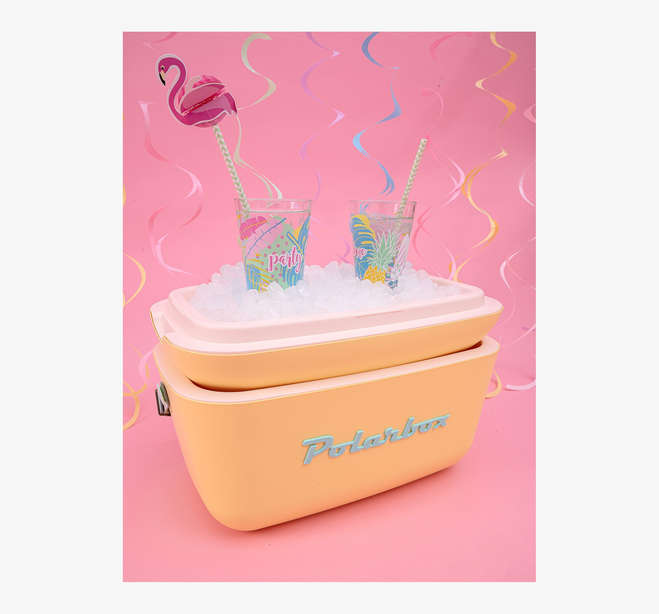 Kylväska POP 20 Liter Ljusblå från Polarbox fylld med is