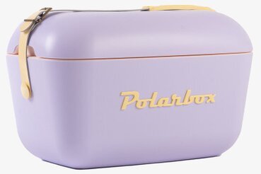 Kylväska POP 12 Liter Lila från Polarbox med beige handtag