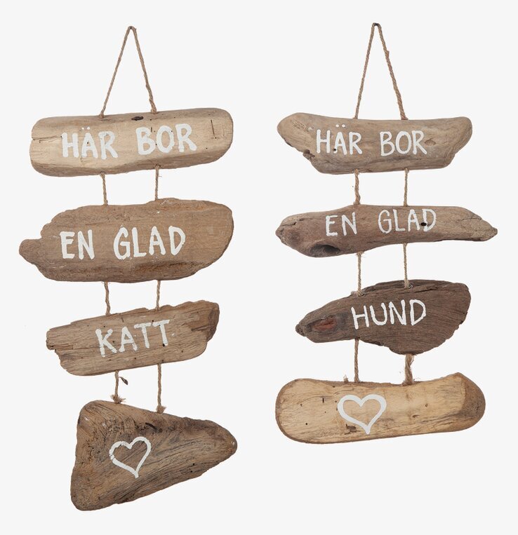 Mobil Drivved - Här Bor En Glad Katt/Hund från Different Design