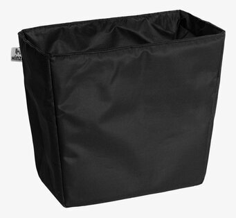 Bild av stilren och funktionell svart innerväska