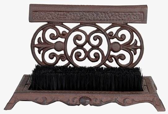 Skoskrapa Med Borste Gjutjärn från Gardenlife i rustik stil
