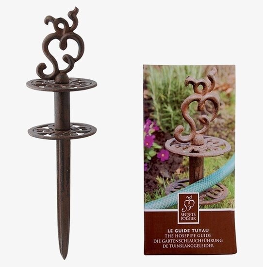 Bild av robust och dekorativ trädgårdsslangguide