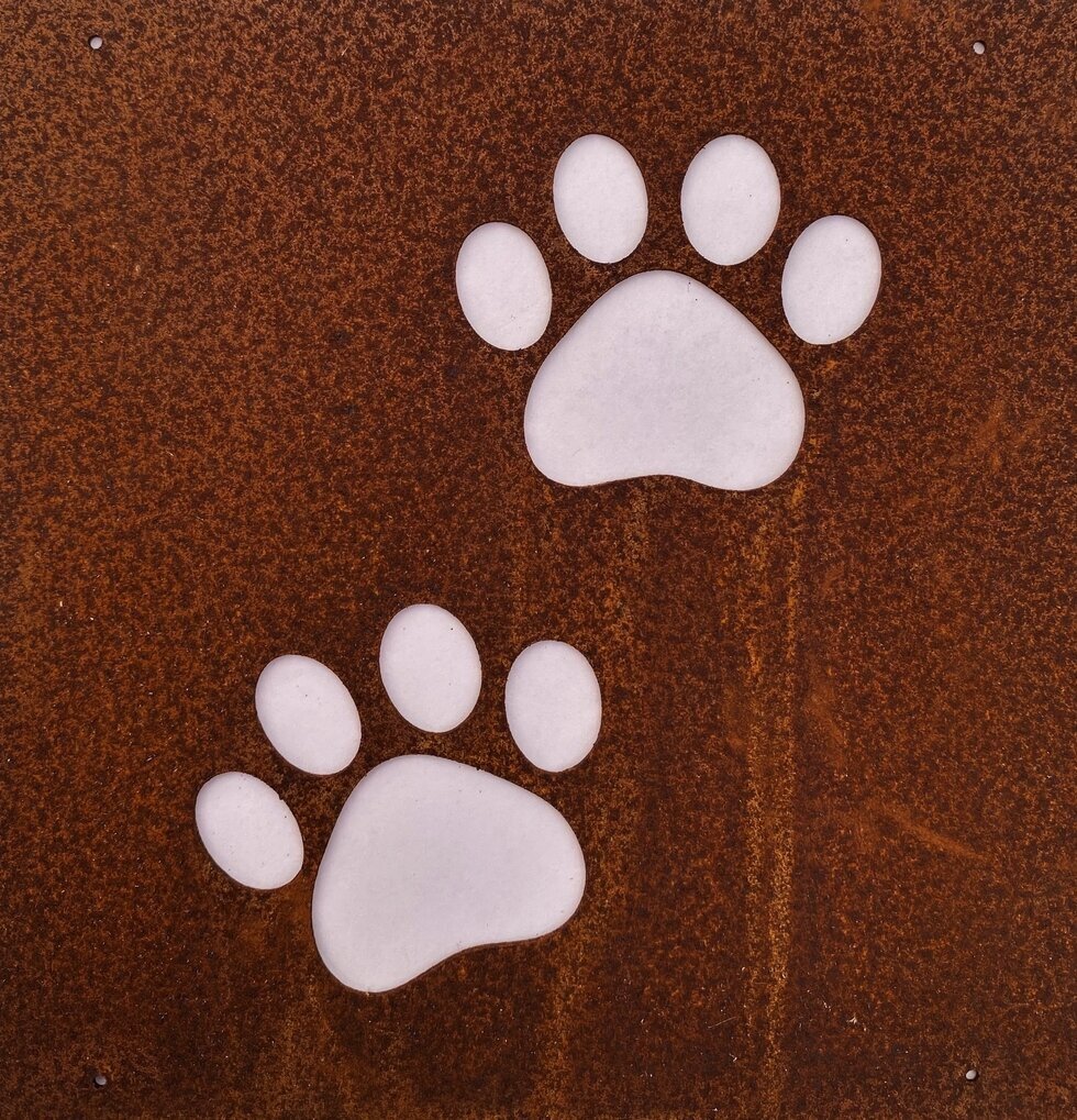 Skylt Tassar (armeringsnät) från Lind Decoration