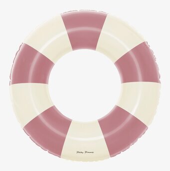 Bild av elegant randig badring för sommarens äventyr