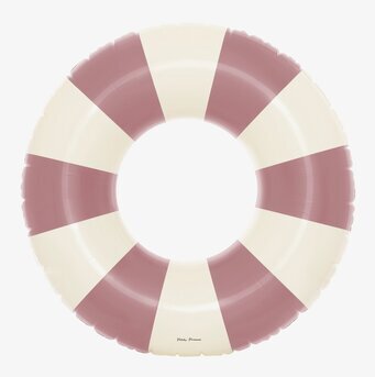 Bild av badring med retroinspirerat randigt mönster