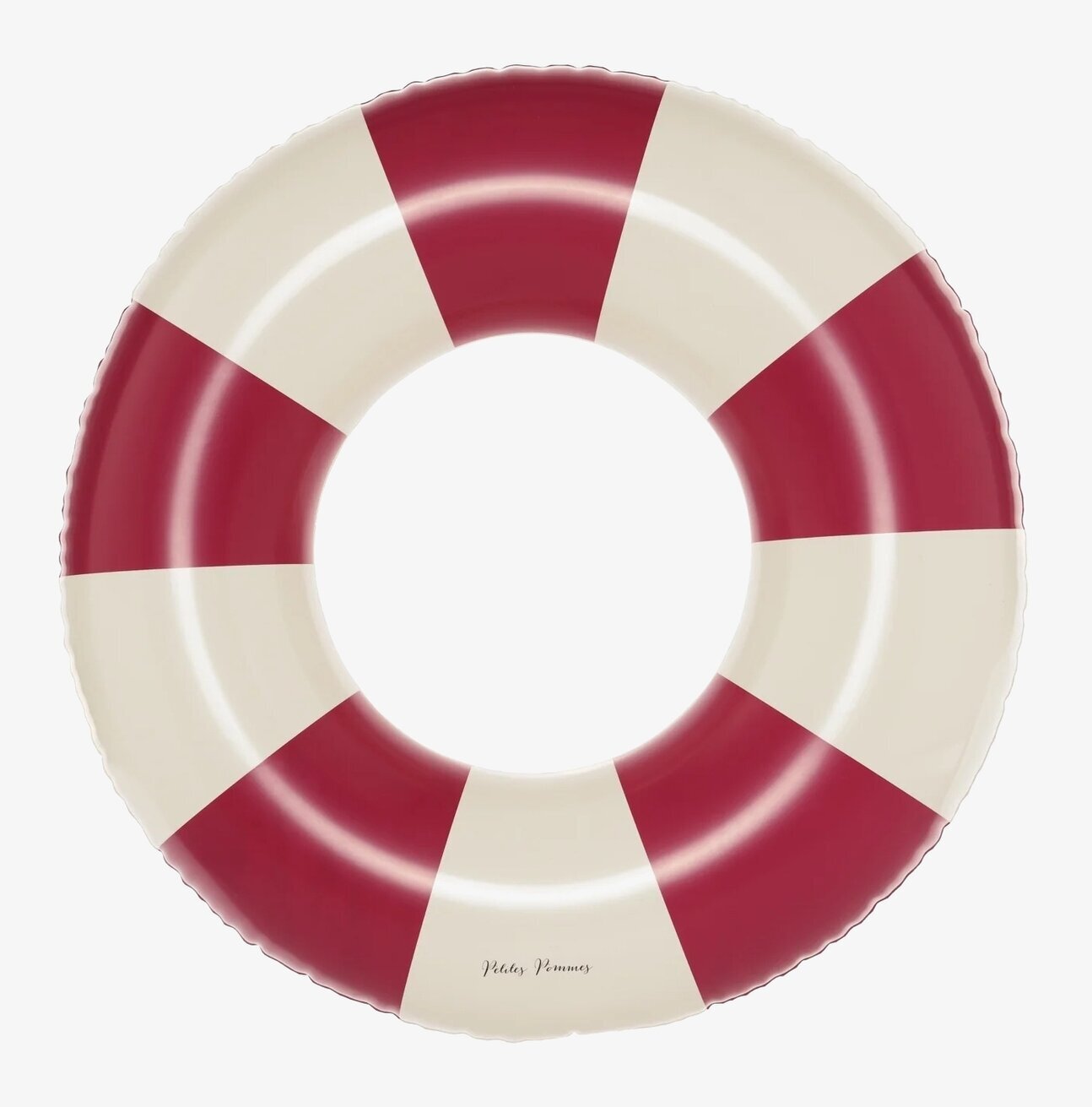 Badring Ruby Red - Petites Pommes, röd och vit badring