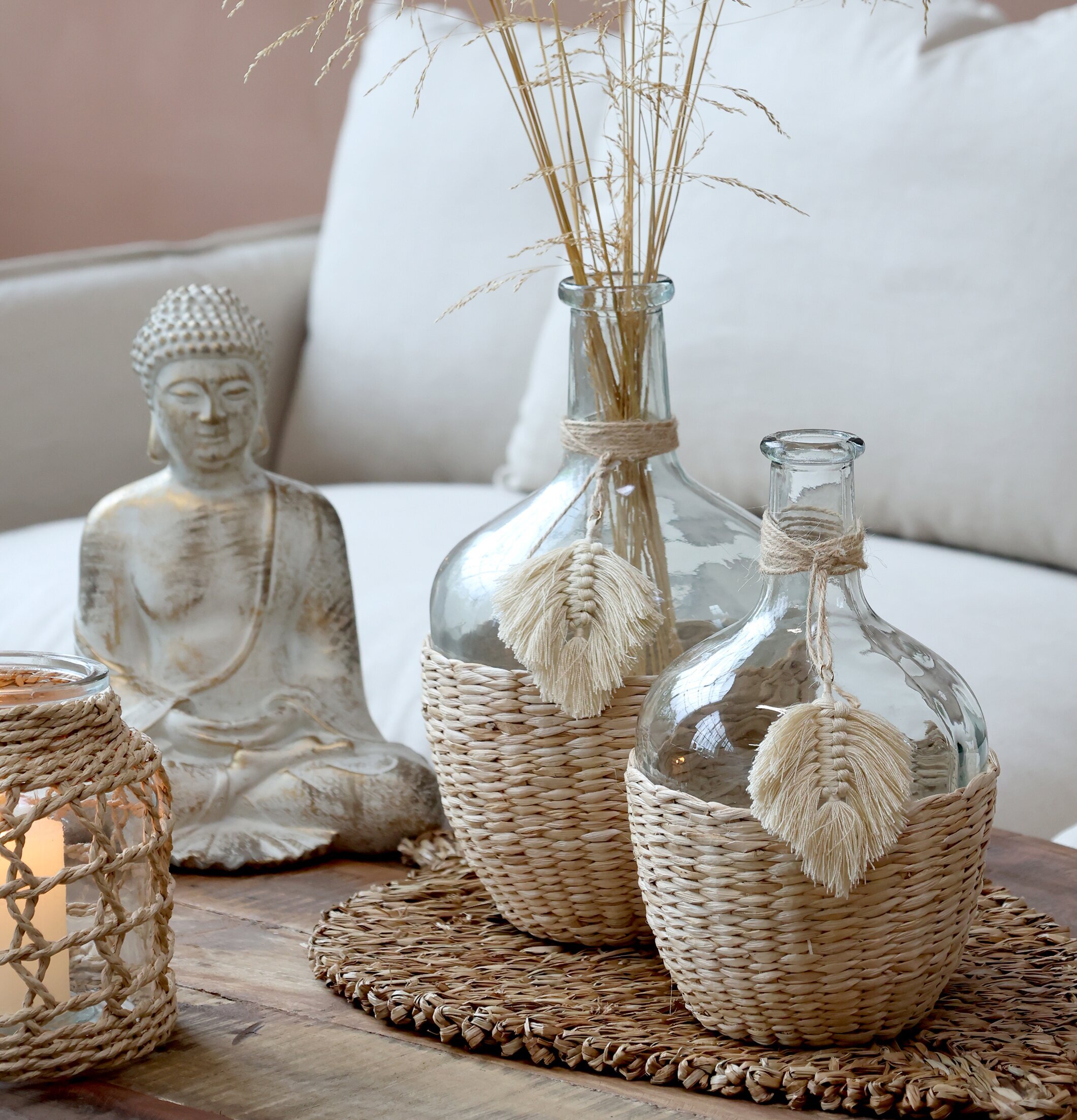 Bordstablett Blad 52cm från Chic Antique på rustikt träbord