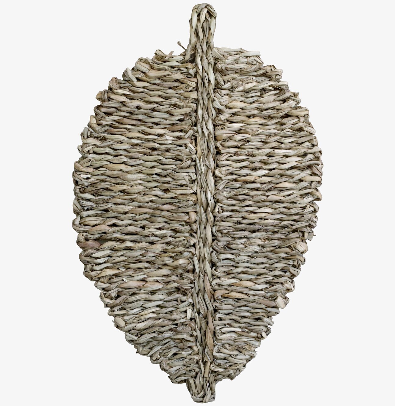 Bild av flätad bordstablett i naturligt material