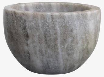 Bild av stilren marmorskål i naturlig marmorfinish