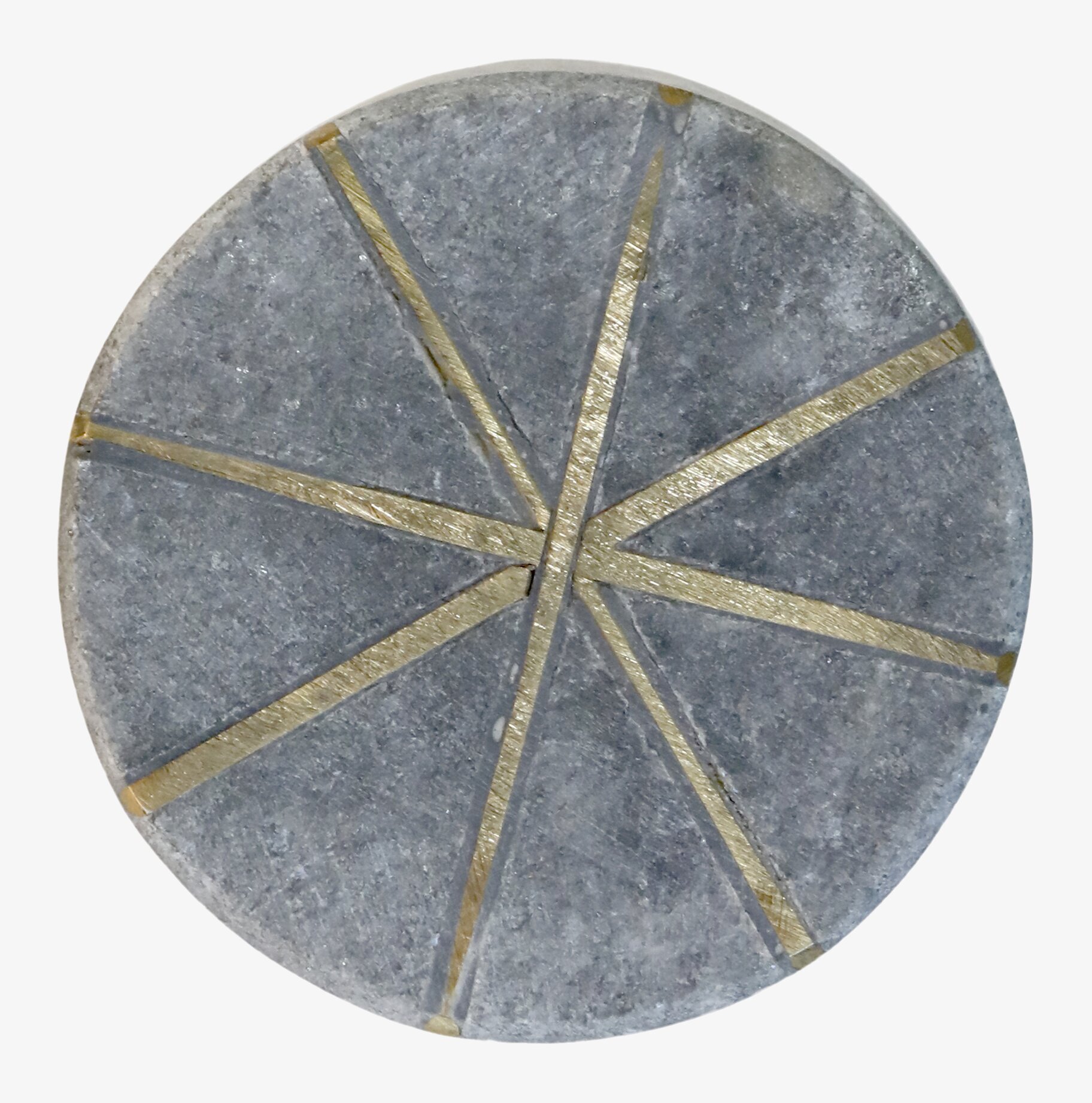 Marmorknopp Mässing från Chic Antique med mässingsdetaljer