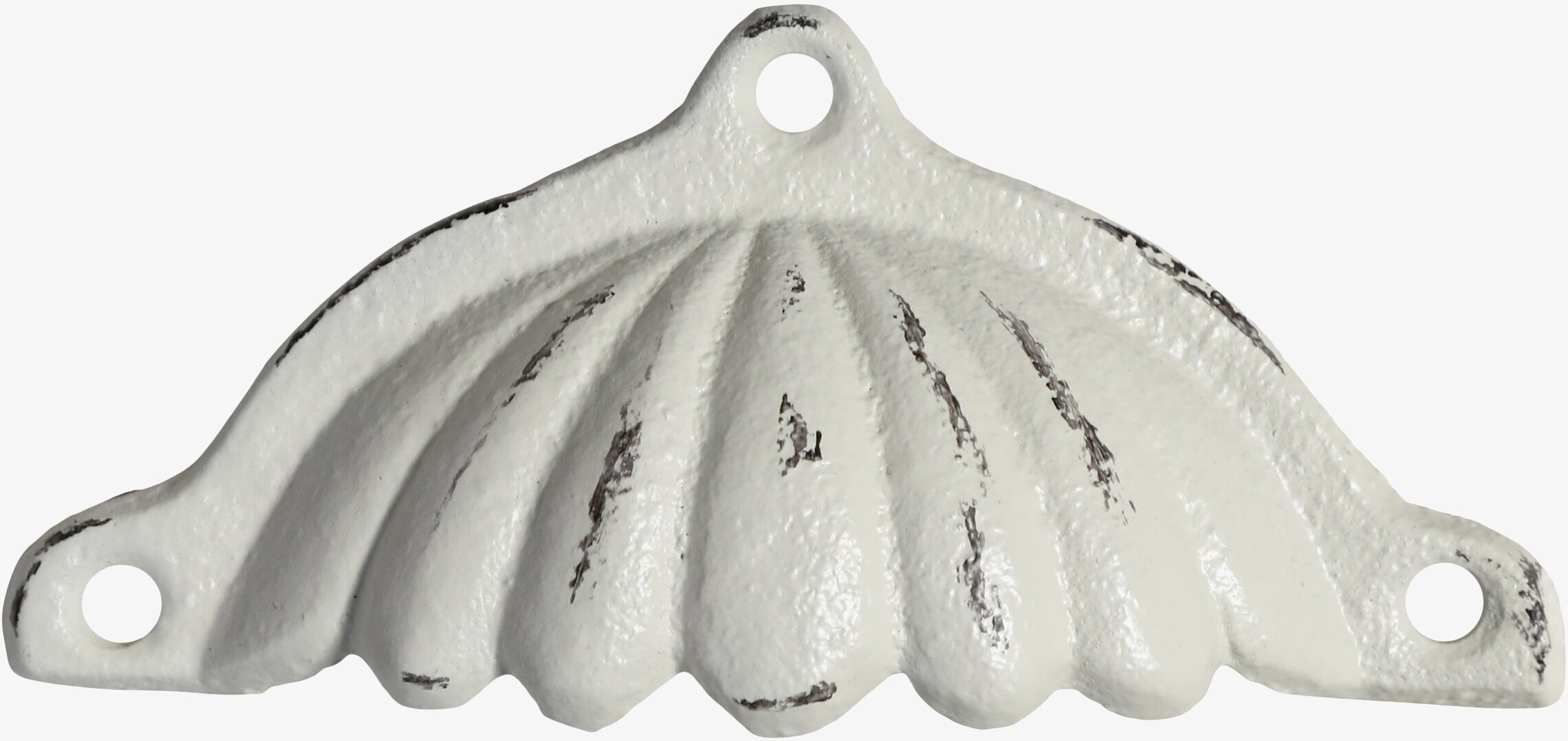 Foto av antik creme skålhandtag med vintagekänsla