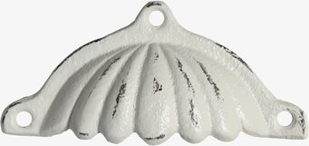 Foto av antik creme skålhandtag med vintagekänsla