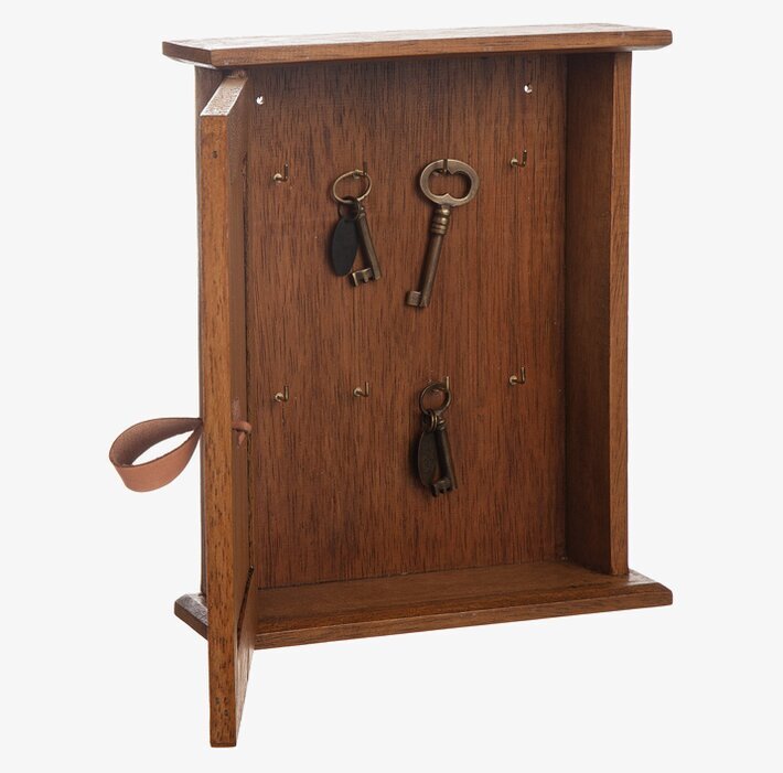 Nyckelskåp Trä Brun från Different Design i massivt trä