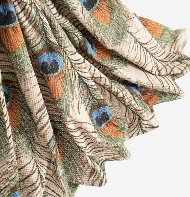 Bordslampa Sina från Skitso med påfågelfjädermönster