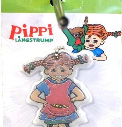 Bild av Pippi Långstrump-reflex för säkerhet i mörker