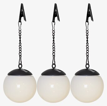 Bild av eleganta solcellsdekorationer i globform