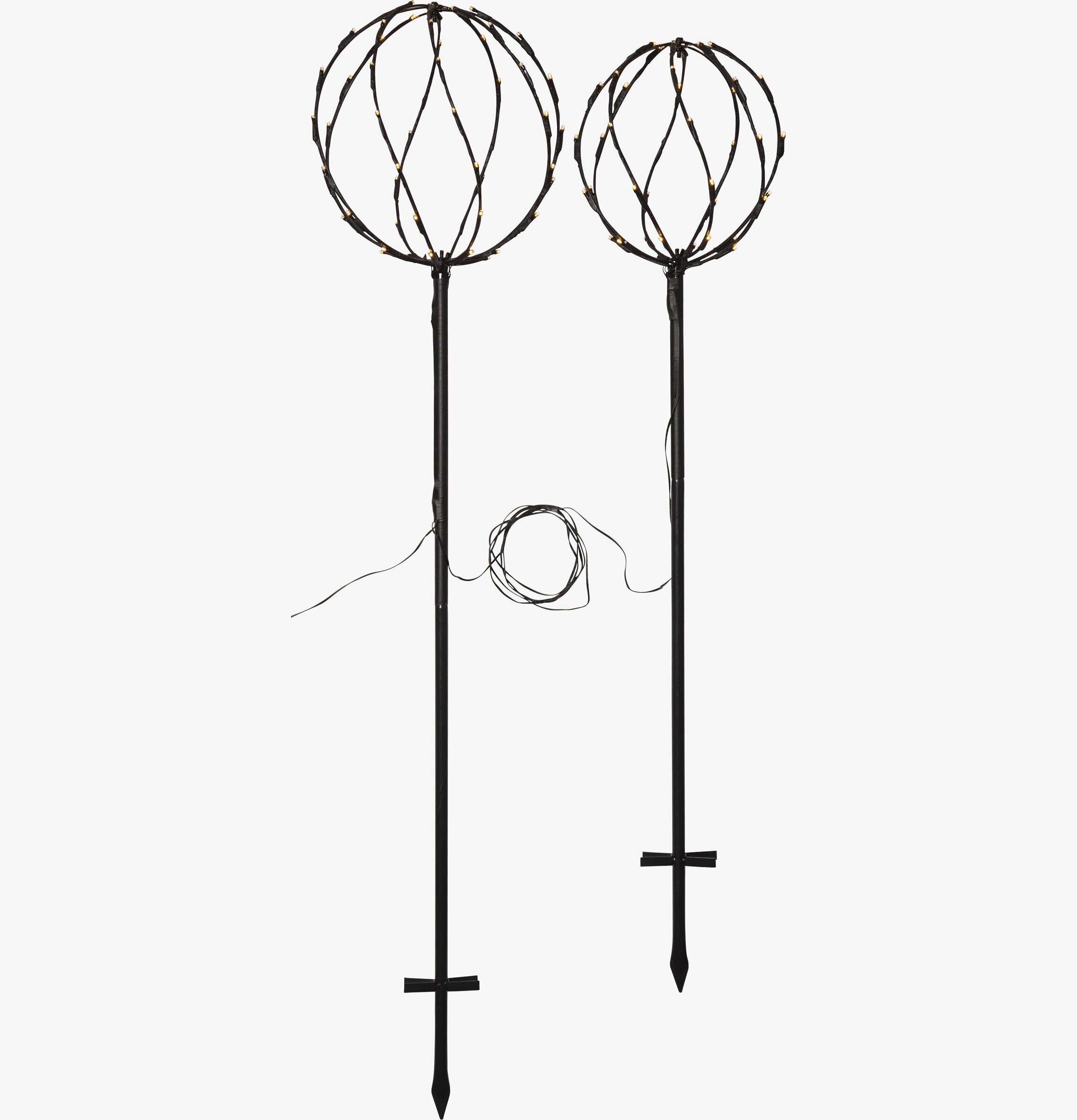 Utomhusdekoration Sphere från Star Trading i svart metall