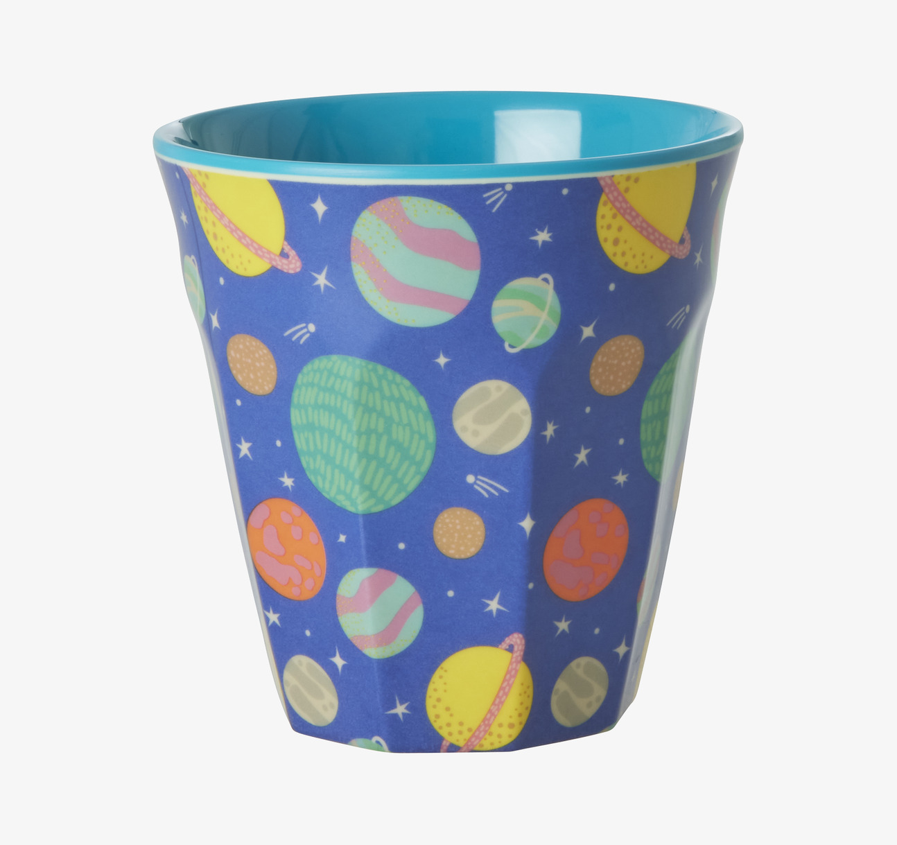 Barnmugg Galaxy Print från Rice med färgglatt rymdtema