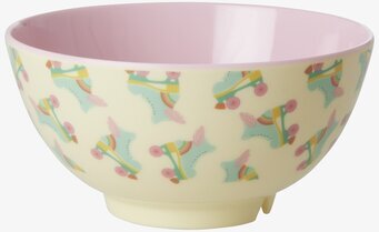 Bild av färgglad skål med rullskridskomönster