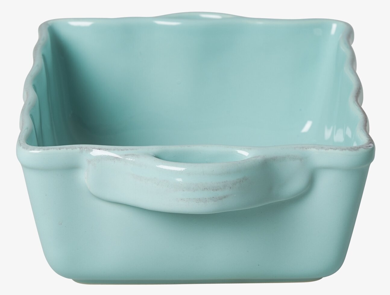 Ugnsform Small Mint från Rice, mintgrön keramik med handtag