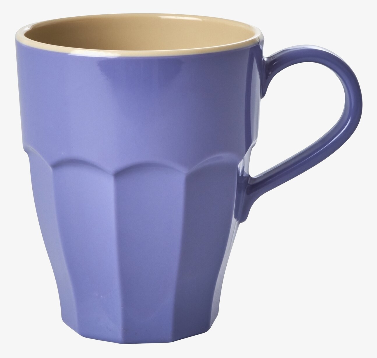 Mugg Melamin Lavendel från Rice med lavendelfärgad utsida