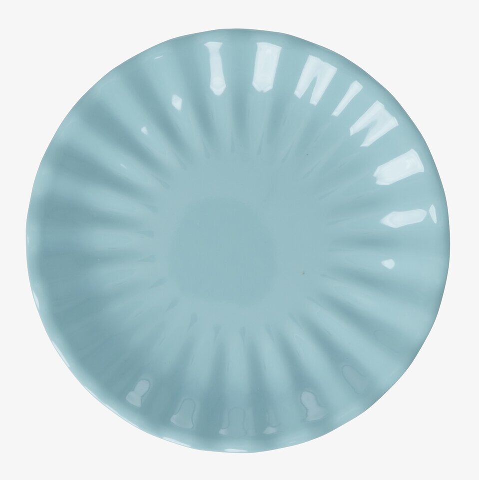 Kakttallrik Melamin Mint från Rice med mintfärgad yta