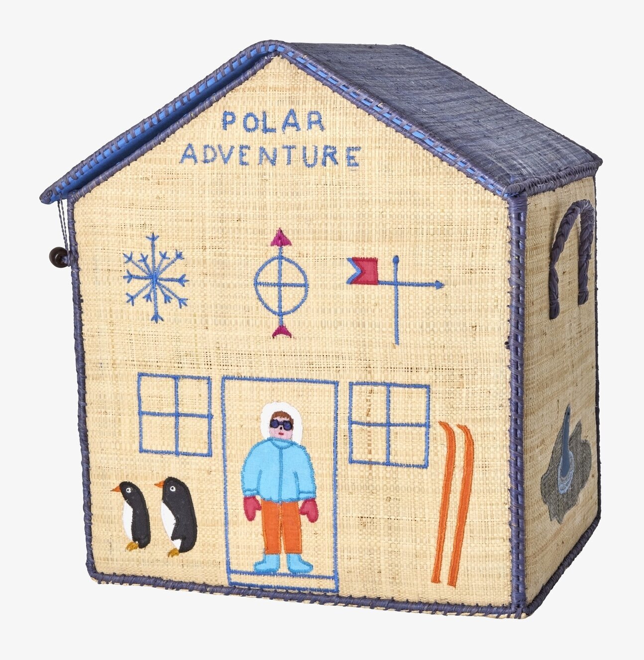 Förvaringshus Adventure Theme Medium från Rice med polartema
