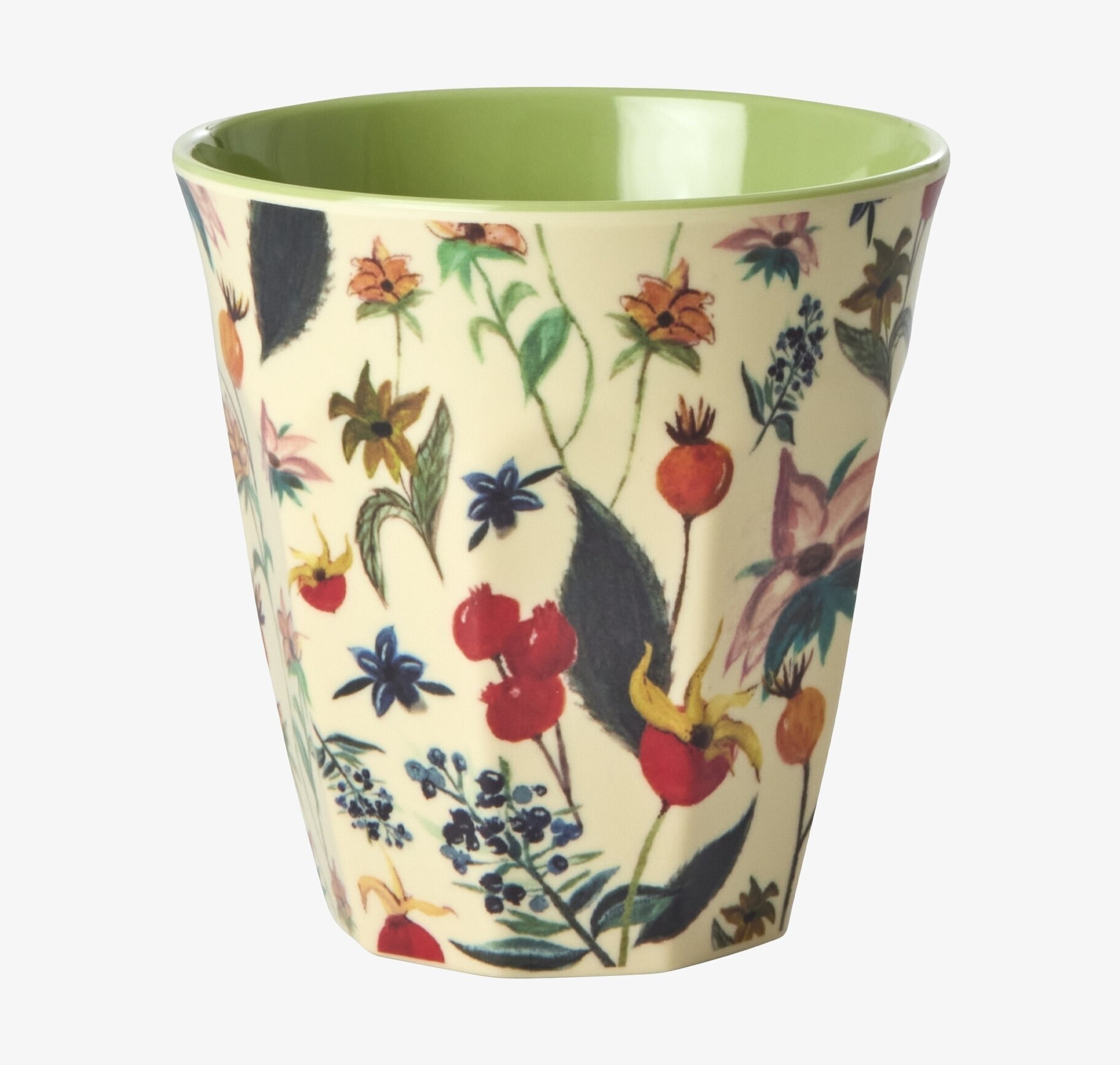 Melaminmugg Rosebuds Print från Rice med blommönster