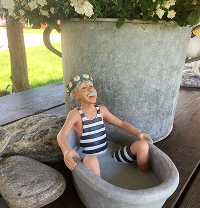 Bild av charmig scen med somrig och lekfull känsla