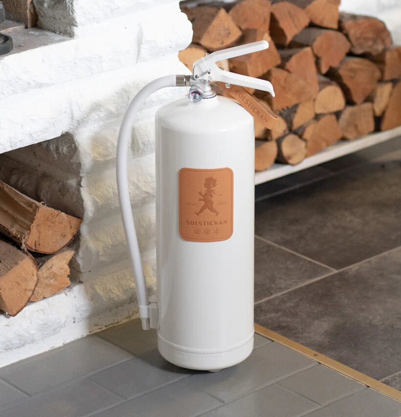 Brandsläckare 6 Kg - Ljusbrunt Läder från Solstickan