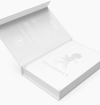 Bild av stilren och säker brandfilt i elegant förpackning