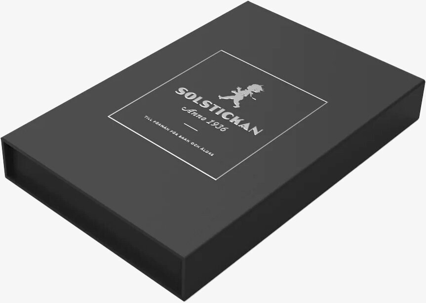 Brandfilt Svart Tablebook från Solstickan i svart fodral