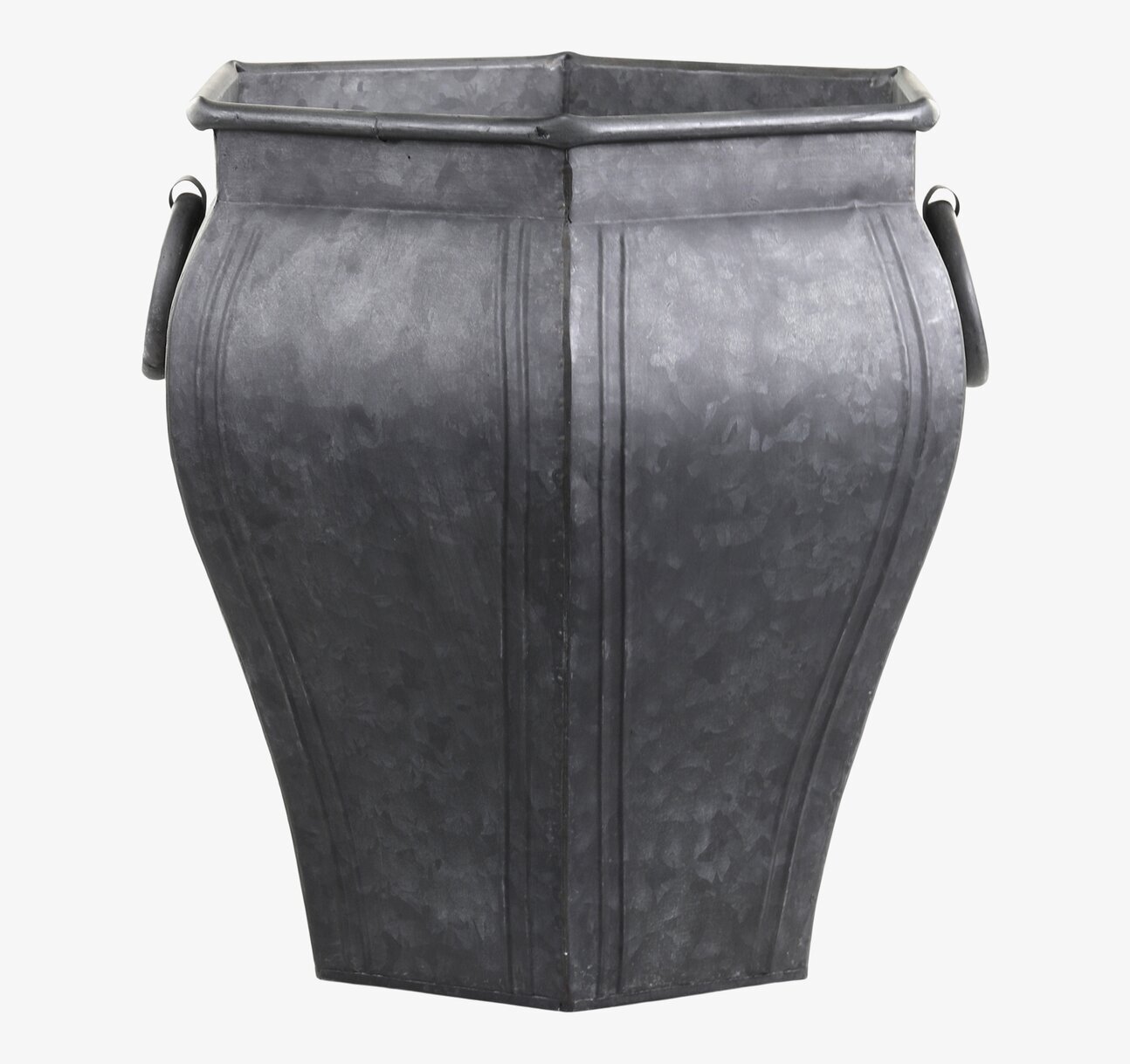 Kruka Med Handtag Antik Zink från Chic Antique i zinkfinish