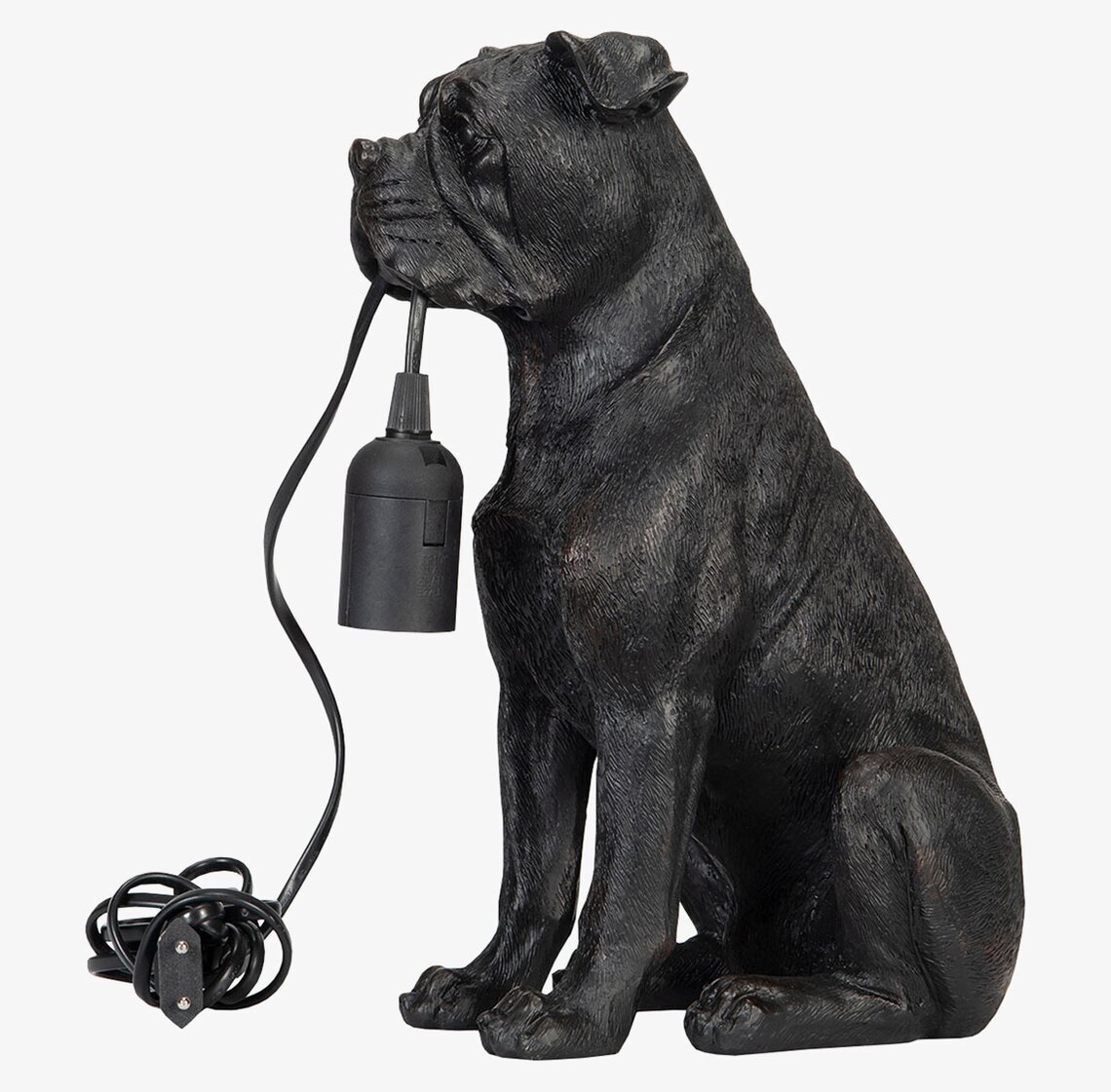 Bordslampa Hund Svart/Brun från A Lot Decoration