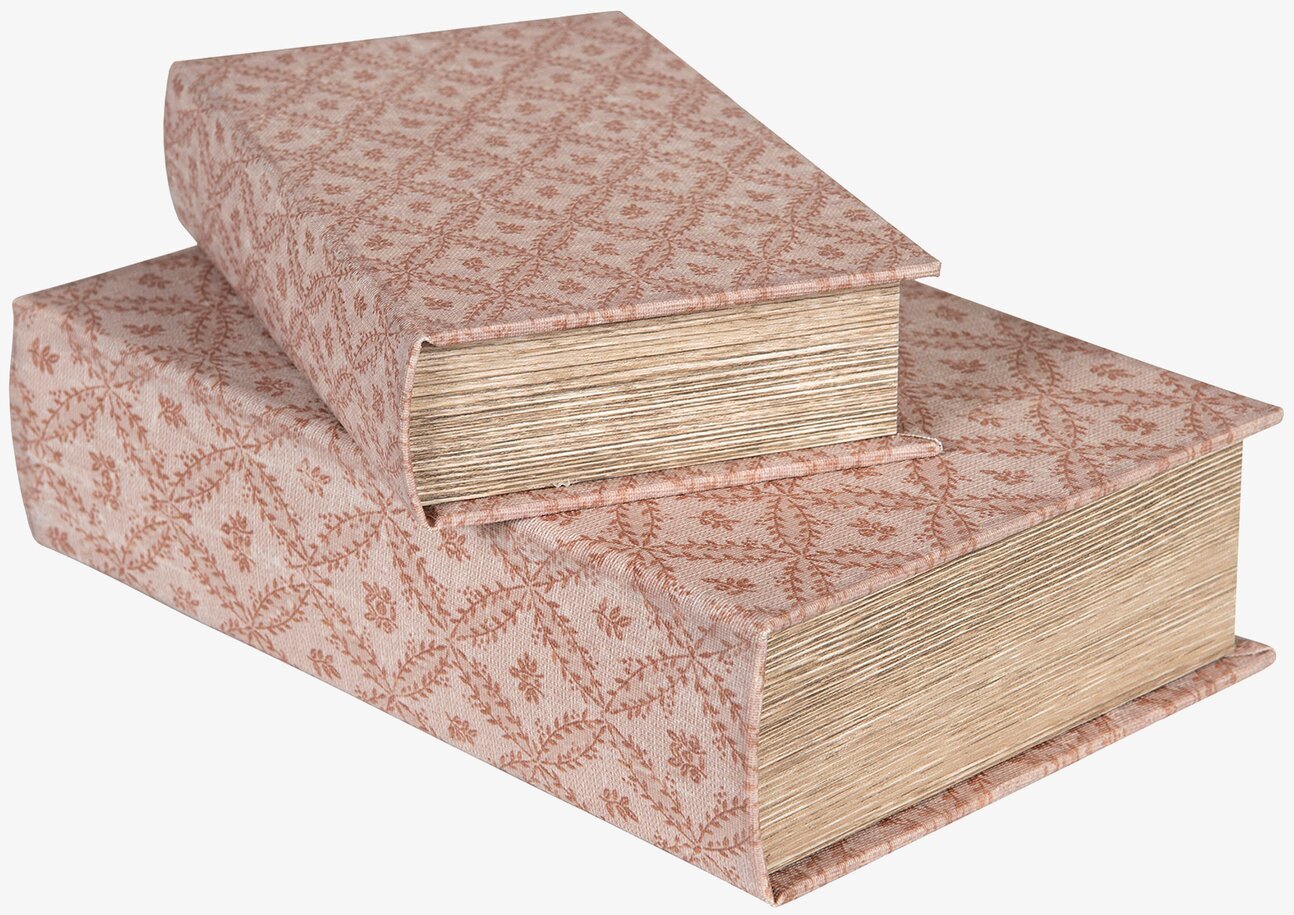 Boklåda Pink Set/2 från A Lot Decoration, två boklådor