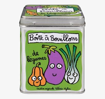 Bild av färgglad och funktionell metallburk för köket